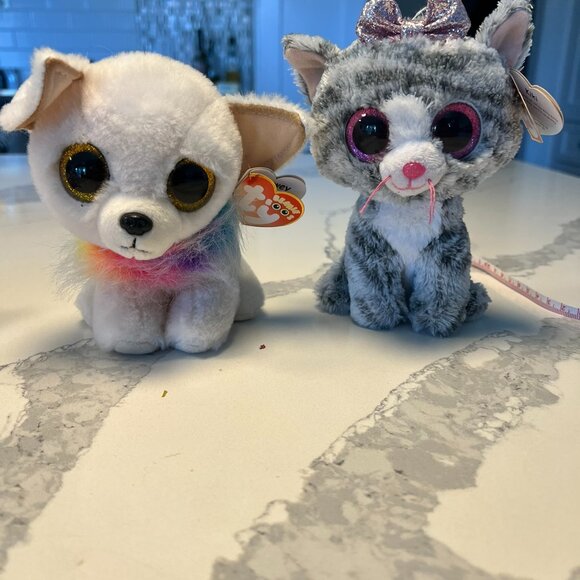 Ty Beanie Boos, Kiki and Chewy - Picture 2 of 7